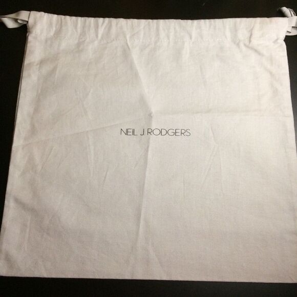 Neil J Rodgers Gray Cotton Drawstring Dust Bag - Picture 1 of 5